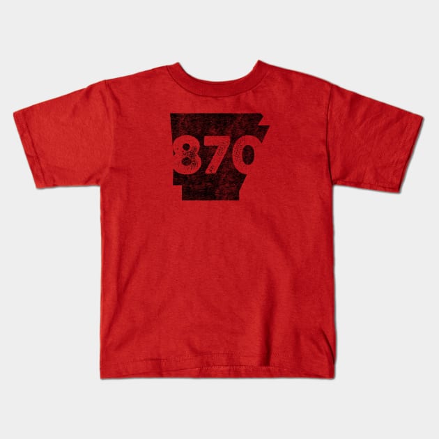 870 Arkansas Kids T-Shirt by rt-shirts